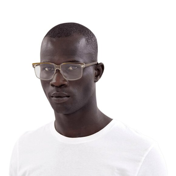 🕶️ New Saint Laurent SL599OPT 004 Eyeglasses - Dark Brown Frame 58mm - Picture 3 of 12